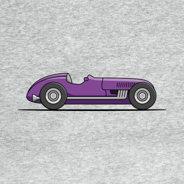 Classic Racing Car - Purple by JingleSnitch